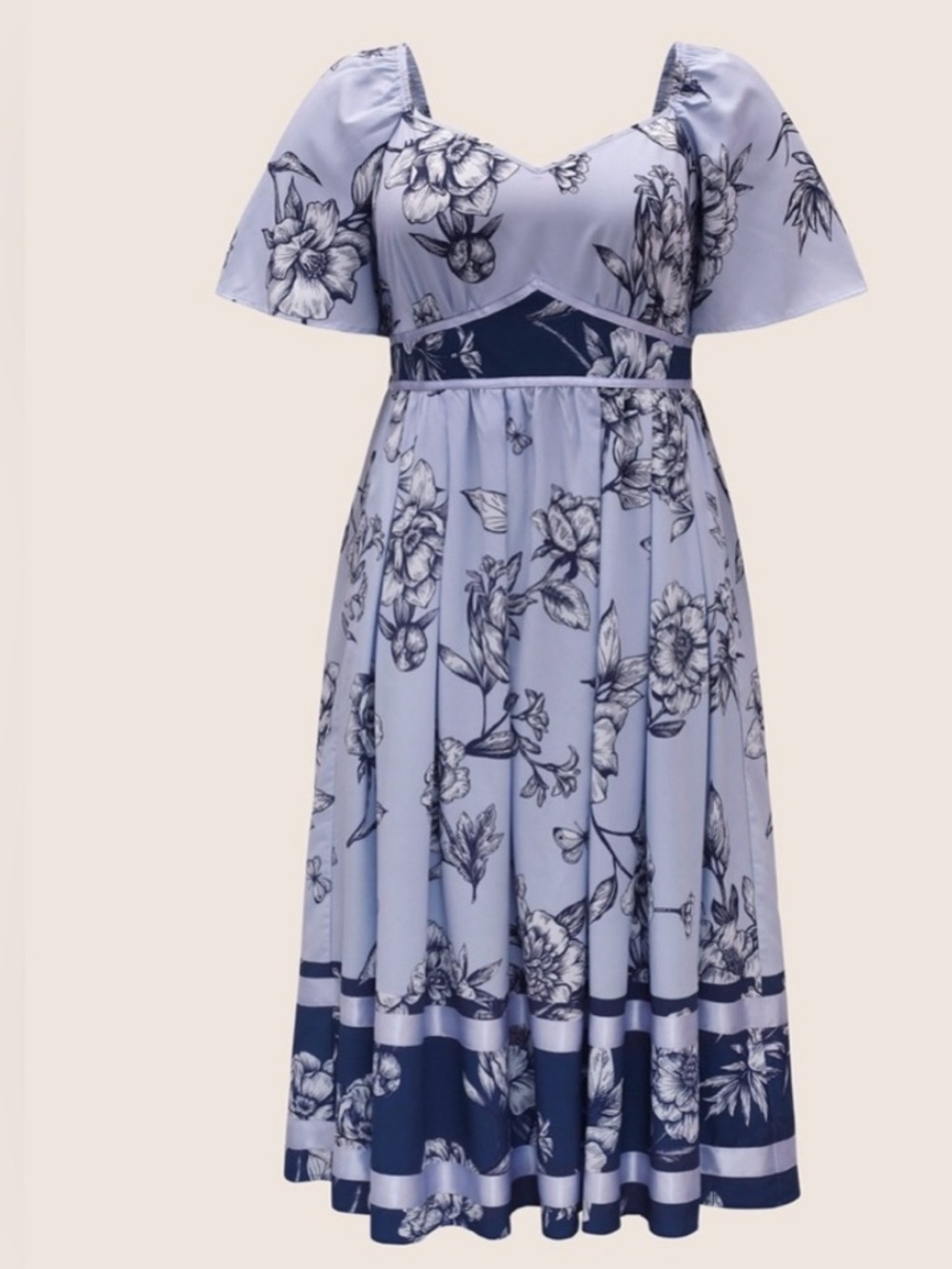 Bloomchic NEW/w tag 22/24 boho floral maxi dress - Picture 2 of 3